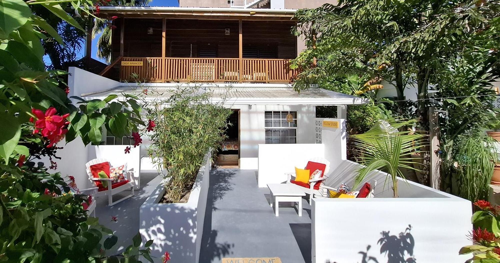 Amanda's Studios - pool&tropical garden Cayo Caulker Exterior foto