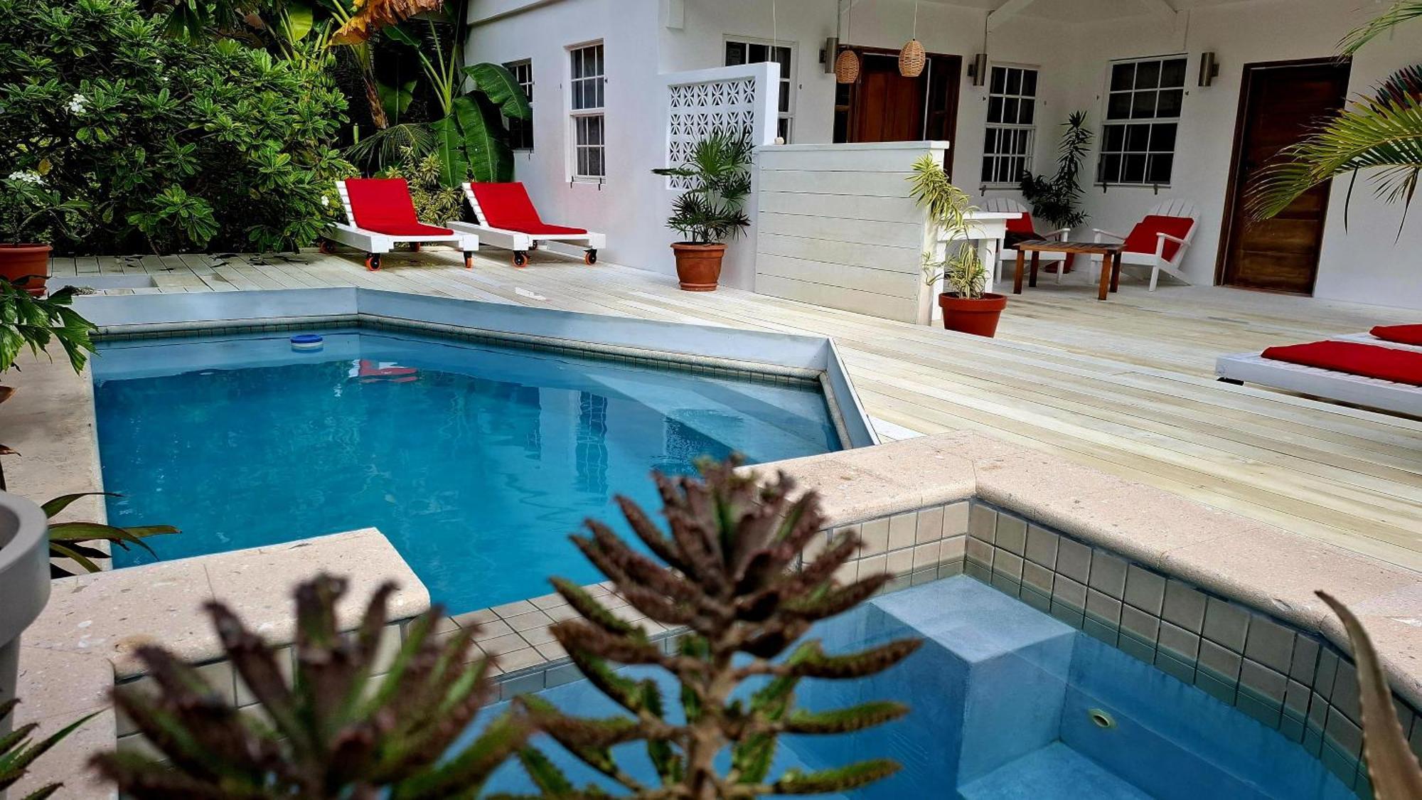 Amanda's Studios - pool&tropical garden Cayo Caulker Exterior foto